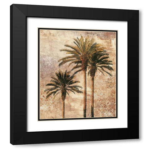 Majestic II Black Modern Wood Framed Art Print with Double Matting by Seba, John