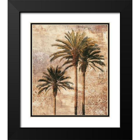 Majestic II Black Modern Wood Framed Art Print with Double Matting by Seba, John