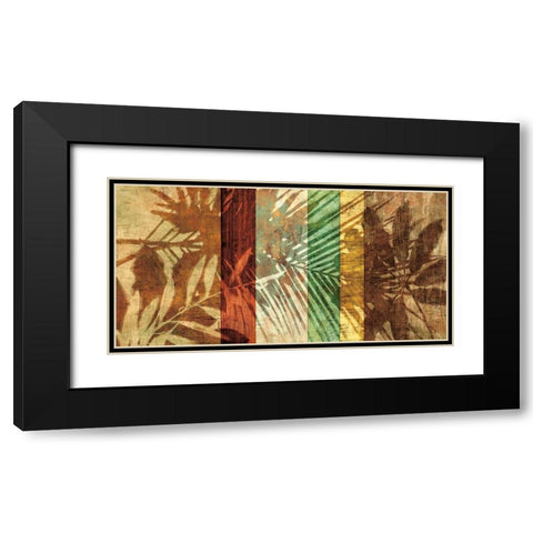 Palm Shadows I Black Modern Wood Framed Art Print with Double Matting by Seba, John