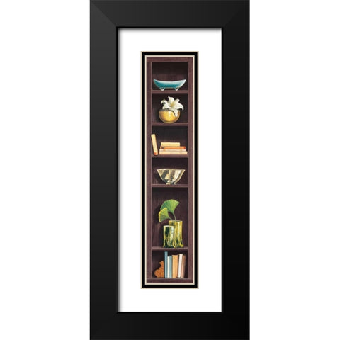 Ricordi di viaggio II Black Modern Wood Framed Art Print with Double Matting by Rossetti, Isabella