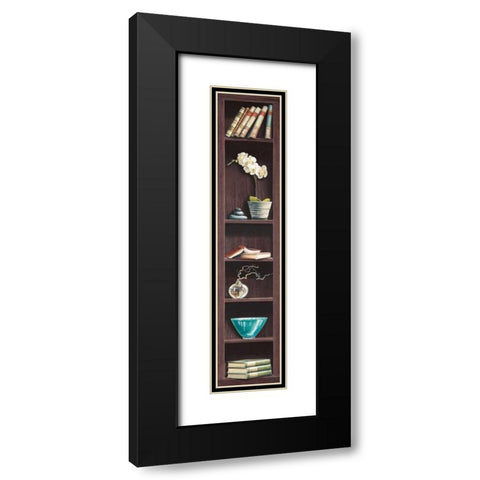 Ricordi di viaggio III Black Modern Wood Framed Art Print with Double Matting by Rossetti, Isabella