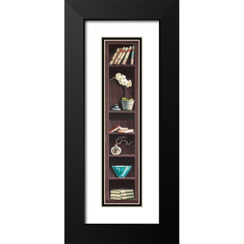 Ricordi di viaggio III Black Modern Wood Framed Art Print with Double Matting by Rossetti, Isabella