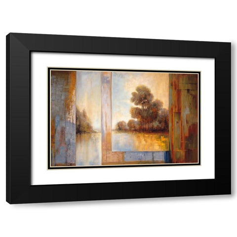 Secluded Pond I Black Modern Wood Framed Art Print with Double Matting by Bryant, James