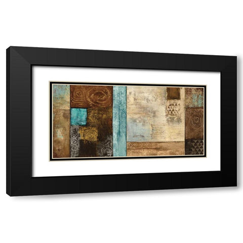 Aventura Black Modern Wood Framed Art Print with Double Matting by Baxter, Jered