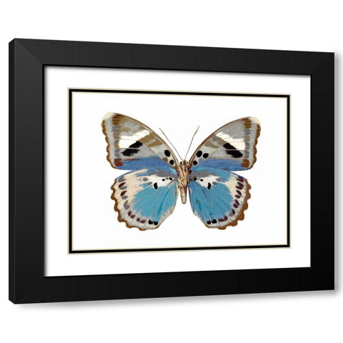 Butterfly in Pink I Black Modern Wood Framed Art Print with Double Matting by Bosco, Julia