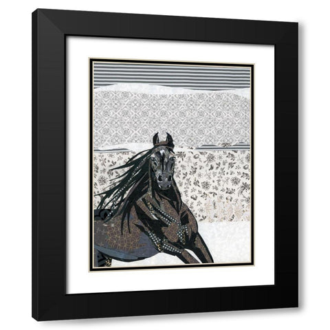 Sojourner Truth Black Modern Wood Framed Art Print with Double Matting by McGee, Jenny