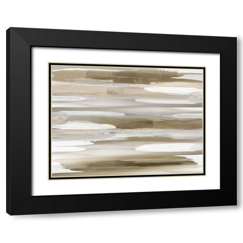 Beyond Black Modern Wood Framed Art Print with Double Matting by Hanson, Jackie