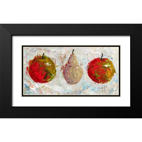 Three Sisters Black Modern Wood Framed Art Print with Double Matting by Foster, Joseph Marshal