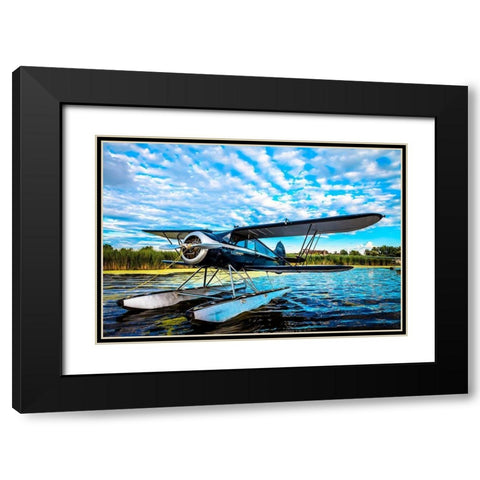 Boat Ride Black Modern Wood Framed Art Print with Double Matting by Slemp, John