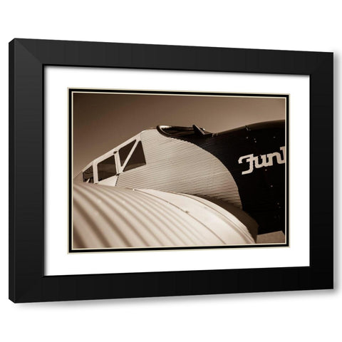 Cock Pit II Black Modern Wood Framed Art Print with Double Matting by Slemp, John