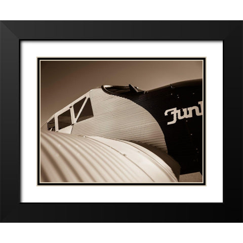 Cock Pit II Black Modern Wood Framed Art Print with Double Matting by Slemp, John