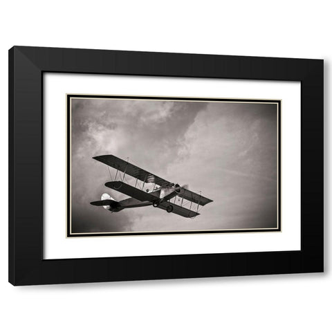 Jenny Black Modern Wood Framed Art Print with Double Matting by Slemp, John