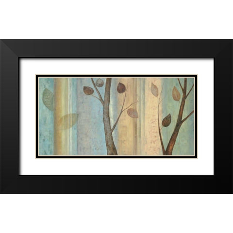 Hush II Black Modern Wood Framed Art Print with Double Matting by Douglas, Kelly