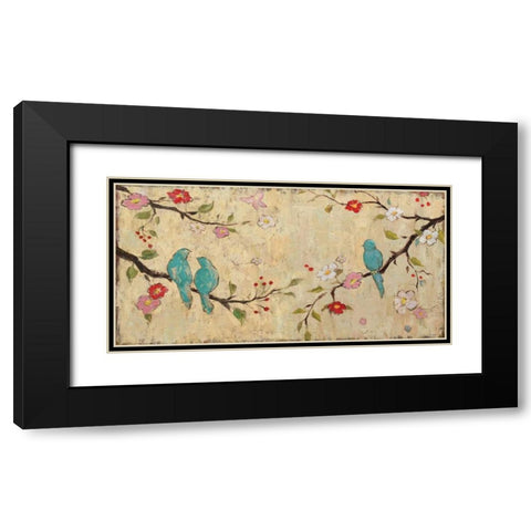 Trio Black Modern Wood Framed Art Print with Double Matting by Frances, Katy