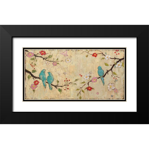 Trio Black Modern Wood Framed Art Print with Double Matting by Frances, Katy