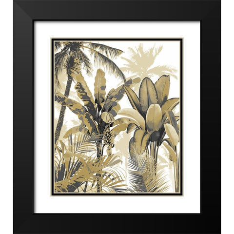 Palm Forest I Black Modern Wood Framed Art Print with Double Matting by Blake, Madeline