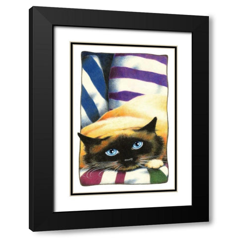 Crossroads Black Modern Wood Framed Art Print with Double Matting by Seeley, Laura
