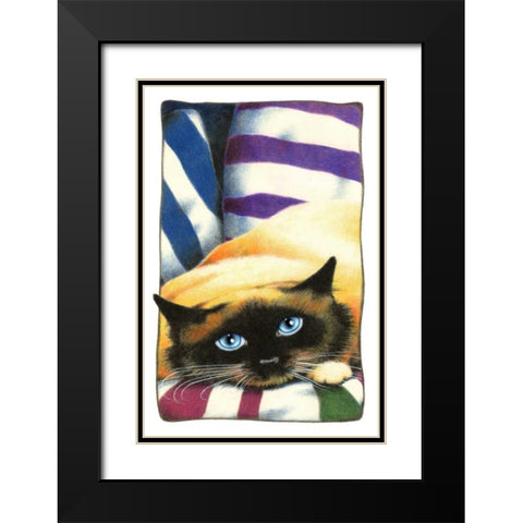 Crossroads Black Modern Wood Framed Art Print with Double Matting by Seeley, Laura