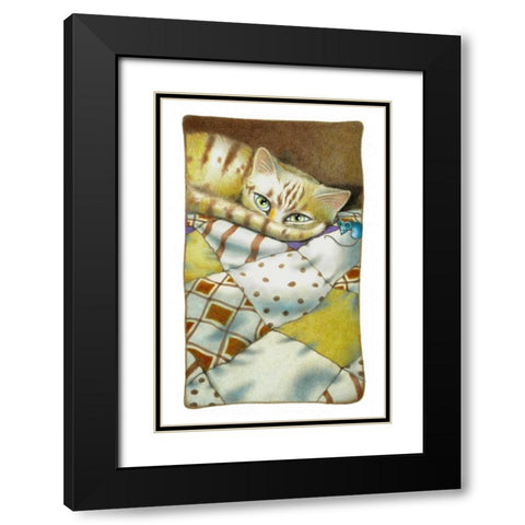 Daydreams (with Mouse) Black Modern Wood Framed Art Print with Double Matting by Seeley, Laura