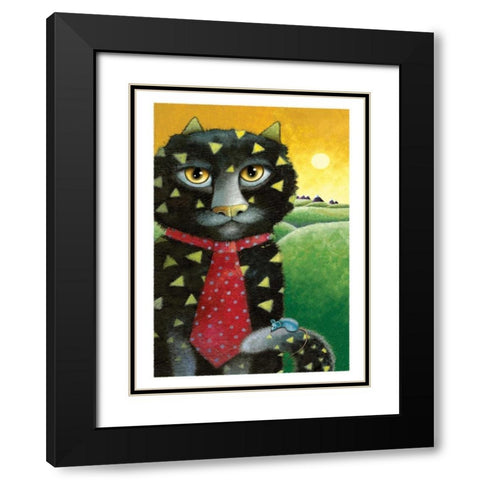 The Architect Black Modern Wood Framed Art Print with Double Matting by Seeley, Laura