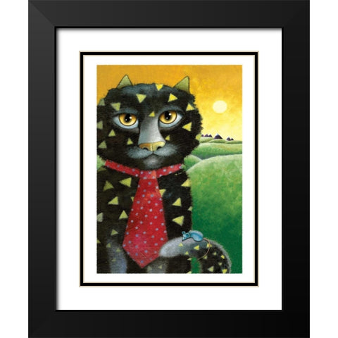 The Architect Black Modern Wood Framed Art Print with Double Matting by Seeley, Laura