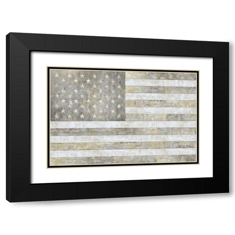 Pledge Black Modern Wood Framed Art Print with Double Matting by Wilson, Luke