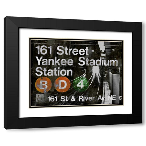 NYC Subway Station II Black Modern Wood Framed Art Print with Double Matting by Wilson, Luke