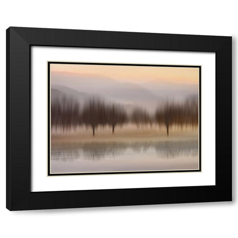 Early Morning I Black Modern Wood Framed Art Print with Double Matting by Clark, Madeline