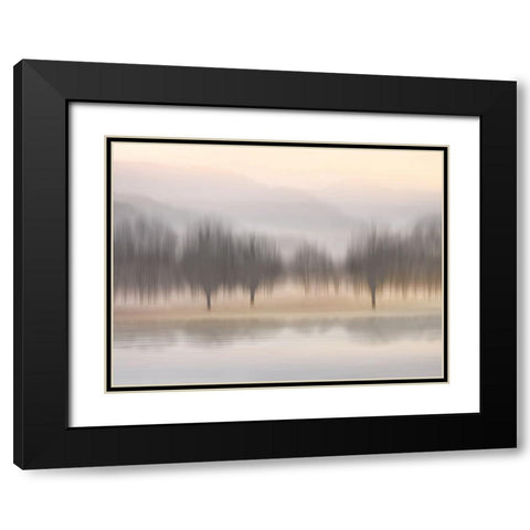 Early Morning II Black Modern Wood Framed Art Print with Double Matting by Clark, Madeline