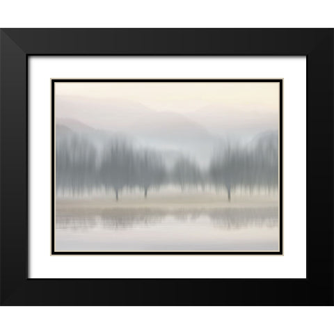 Early Morning III Black Modern Wood Framed Art Print with Double Matting by Clark, Madeline