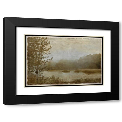 Daybreak II Black Modern Wood Framed Art Print with Double Matting by Clark, Madeline