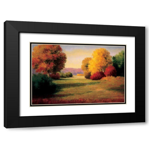 The Morning Light I Black Modern Wood Framed Art Print with Double Matting by Bolton, Melissa