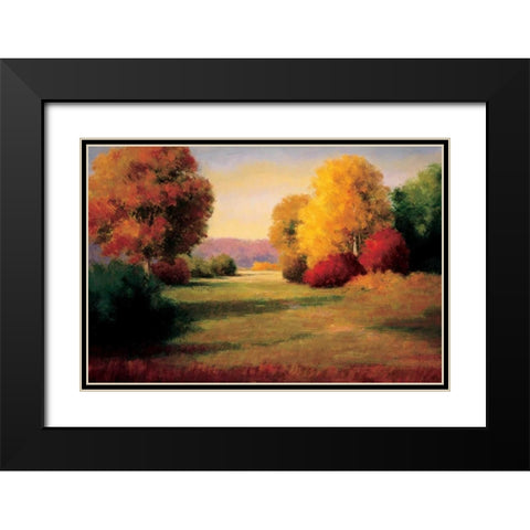 The Morning Light I Black Modern Wood Framed Art Print with Double Matting by Bolton, Melissa