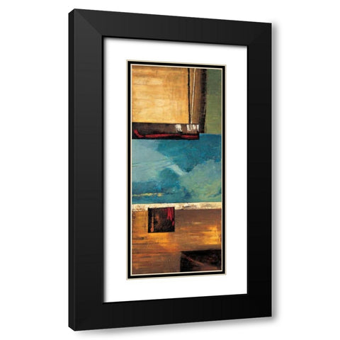 A World View I Black Modern Wood Framed Art Print with Double Matting by Hansen, Max