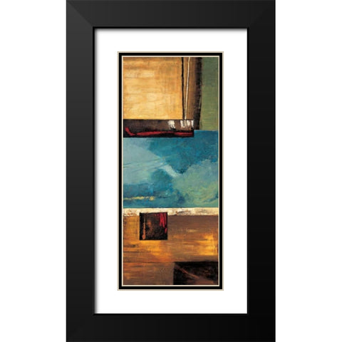 A World View I Black Modern Wood Framed Art Print with Double Matting by Hansen, Max