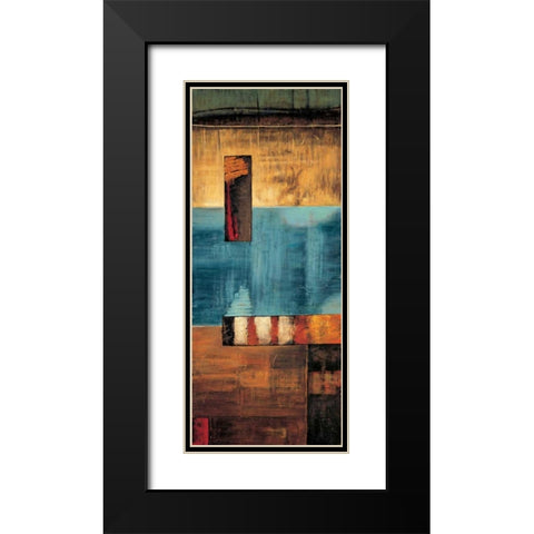 A World View II Black Modern Wood Framed Art Print with Double Matting by Hansen, Max
