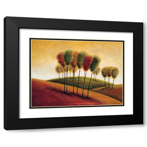 A New Morning I Black Modern Wood Framed Art Print with Double Matting by Klung, Mike