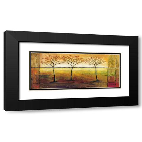 Life Line I Black Modern Wood Framed Art Print with Double Matting by Klung, Mike