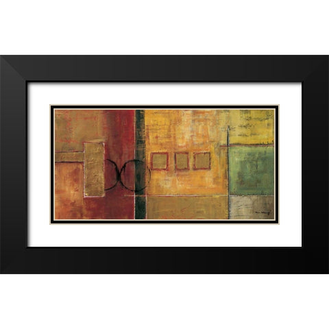 Harmony I Black Modern Wood Framed Art Print with Double Matting by Klung, Mike