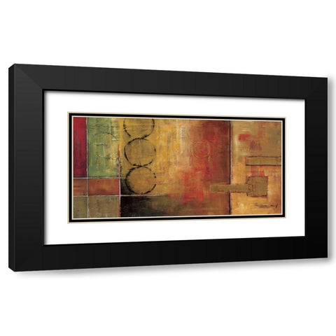 Harmony II Black Modern Wood Framed Art Print with Double Matting by Klung, Mike