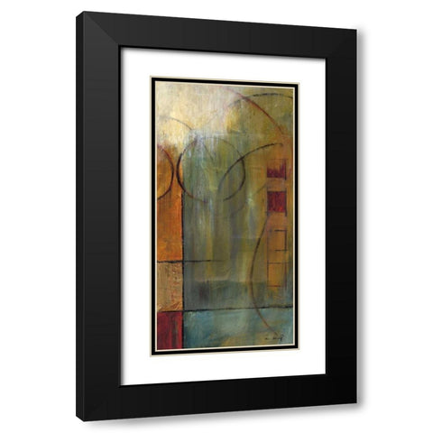 Slender Friends I Black Modern Wood Framed Art Print with Double Matting by Klung, Mike