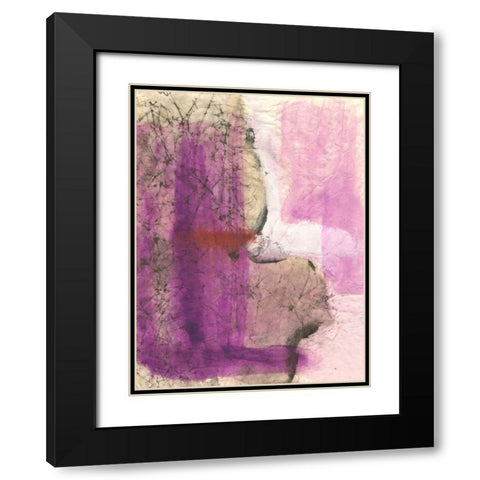 Calm Black Modern Wood Framed Art Print with Double Matting by Oppenheimer, Michelle