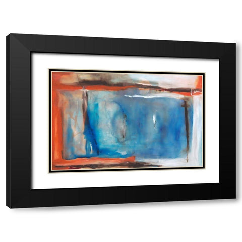 Illusion Black Modern Wood Framed Art Print with Double Matting by Oppenheimer, Michelle