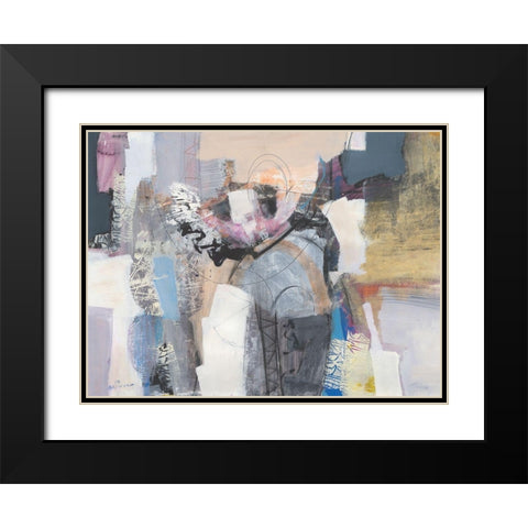 è ok Black Modern Wood Framed Art Print with Double Matting by Piovan, Maurizio