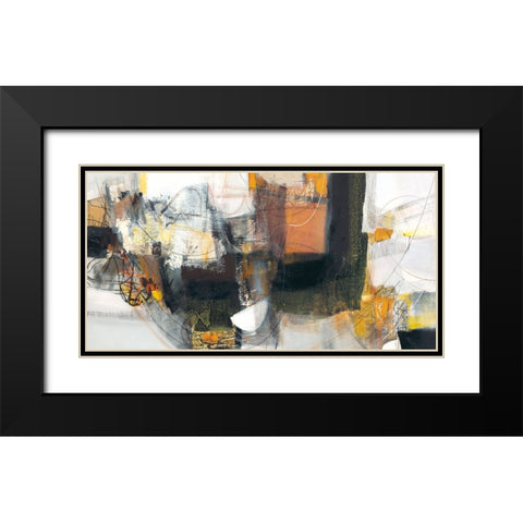 Tutta unaltra cosa Black Modern Wood Framed Art Print with Double Matting by Piovan, Maurizio