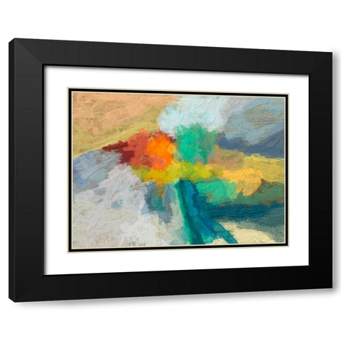 Emergence I Black Modern Wood Framed Art Print with Double Matting by Tienhaara, Michael