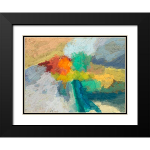 Emergence I Black Modern Wood Framed Art Print with Double Matting by Tienhaara, Michael