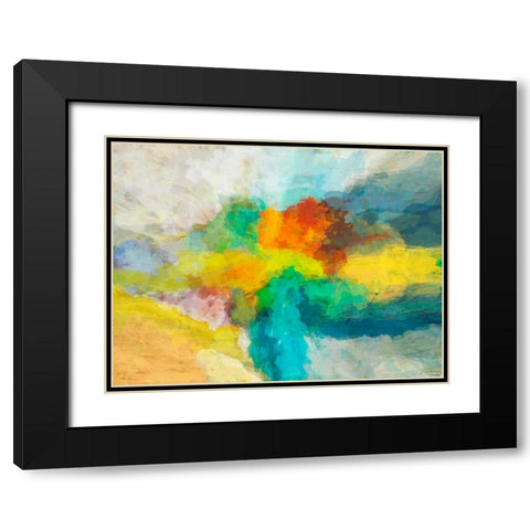 Emergence II Black Modern Wood Framed Art Print with Double Matting by Tienhaara, Michael