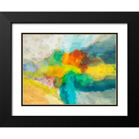 Emergence II Black Modern Wood Framed Art Print with Double Matting by Tienhaara, Michael