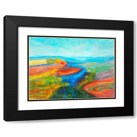 Mutations I Black Modern Wood Framed Art Print with Double Matting by Tienhaara, Michael